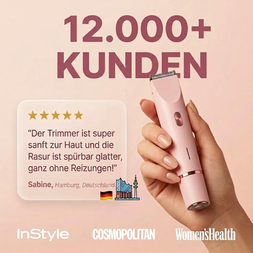 CliniDerm™ 2-in-1 Damen Körperrasierer