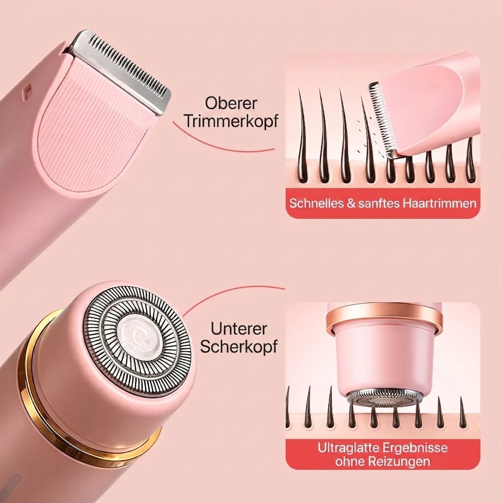 CliniDerm™ 2-in-1 Damen Körperrasierer